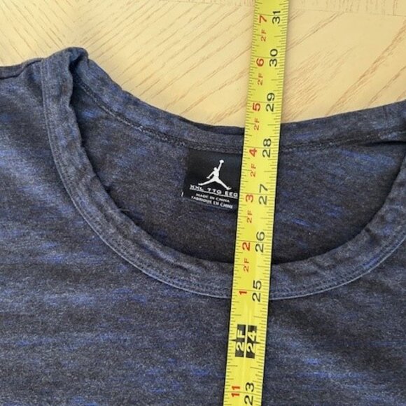 Jordan Mens Long Sleeve Sport Logo Athleisure 2XL Pullover Active Gray/Purple - Picture 5 of 10